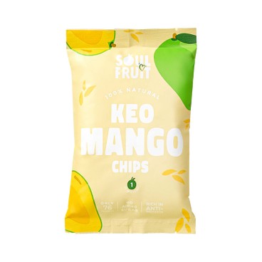 Soul Fruit - 100% NATURAL KEO MANGO CHIPS - 20G