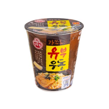 OTTOGI (PARALLEL IMPORT) - CUP NOODLE - UDONG WITH FRIED TOFU SKIN - 62G