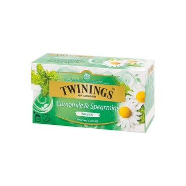TWININGS - CAMOMILE AND SPEARMINIT - 25'S