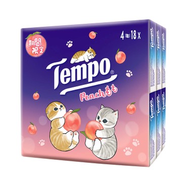 TEMPO - Tempo x Mofusand 2023 Limited Edition - Petit Fuzzy Peach - 18'S