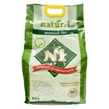 N1 - N1 - Corn Soya Cat Litter Green Tea 3.0mm 17.5L #N1 - PC