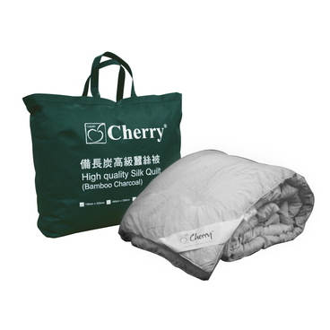 CHERRY - High Quality Silk Winter Quilt (Bamboo Charcoal) - Double #CHS-70Q - PC