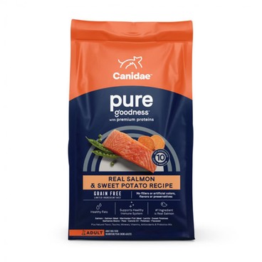 CANIDAE - CANIDAE - CANIDAE Grain Free PURE Sea Adult Dog Formula Made With Fresh Salmon 12lb - PC