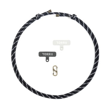 Torrii - Knotty adstable phone strap 6mm - Black Forest - PC