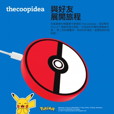 thecoopidea - POKÉMON Wireless Charging Pad - Poké Ball - PC