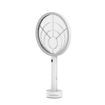 HOME@dd - Japanese handy Rechargeable Electric Swatter-White - PC