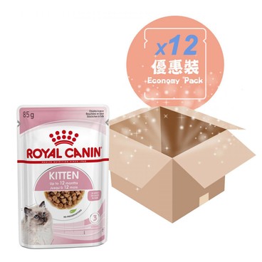 ROYAL CANIN - 皇家 - [12包優惠] 幼貓營養主食濕糧(肉汁) 85克 - PC