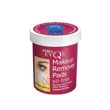 Andrea - Eye Q's Makeup Remover Pads - 65 pads #Oil free - PC