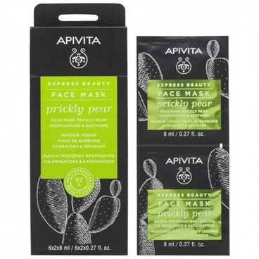 APIVITA - Apivita Moisturizing and Revitalizing Mask with Prickly Pear (12 x 8ml) - PC