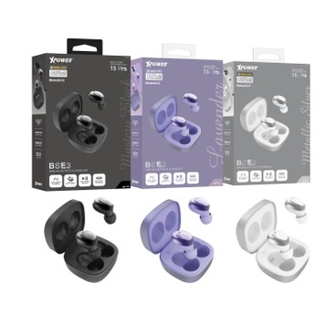 XPower - (紫色)BSE3 迷你藍牙5.0電鍍耳機 - PC