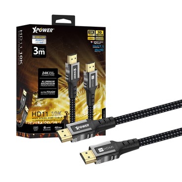 XPower - (3M)HD11 10K HDMI 2.1 鋁鎂合金線 - PC