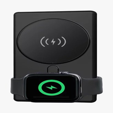 XPower - (黑色)N66 3合1 磁吸無線充+Apple Watch外置充電器 - PC