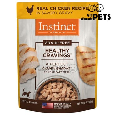 INSTINCT - Real Chicken Recipe In Savory Gravy Cat Snacks 85g - PC