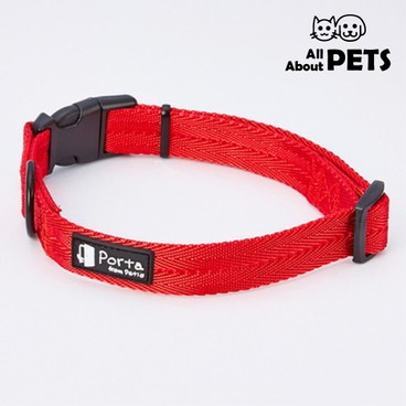 PETIO - Porta Soft Collar M Size-Red - PC