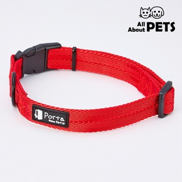 PETIO - Porta犬用柔軟舒適頸帶紅色(小) - PC