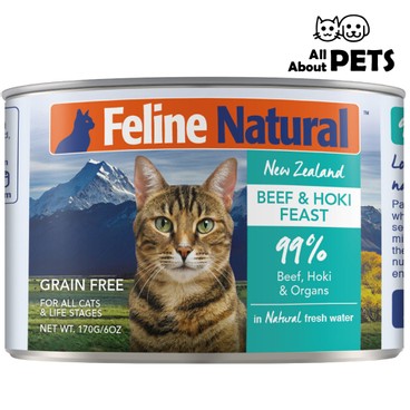 Feline Natural - F9 Cat Can - Beef & Hoki Can Feast 170g - PC