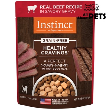 INSTINCT - Real Beef Recipe In Savory Gravy For Dogs 85g - PC