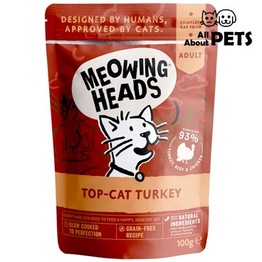 Meowing Heads Surf Turf Complete Adult Cat Wet Food 100g, 57% OFF