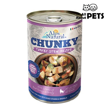 Alps Natural - Chunky Turkey Stew Recipe For Dogs 415G - PC