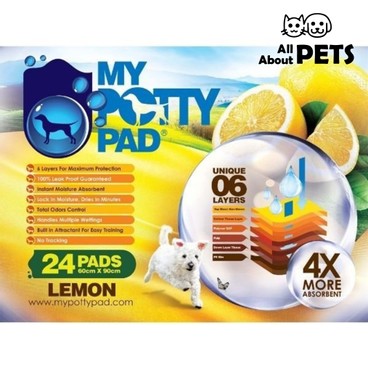 My Potty Pad - Pet Pad Lemon Large 24pcs (60X90cm) - PC