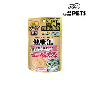 愛喜雅 AIXIA - 健康缶皮膚護理(高齡貓)貓濕糧軟包 40克 - PC