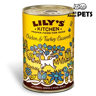 Lily's Kitchen - Chicken & Turkey Casserole Adult Dog Canned 400g - PC