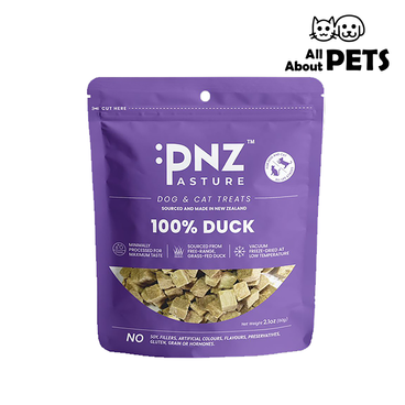 PNZ PASTURE - Freeze Dried Duckcat & Dog Treats 60gcat Snacks Dog Snacks - PC