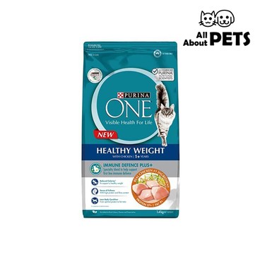 PURINA - One Visible Health For Life Healthy Weight With Chicken Adult Drycat Food 1.4kg - PC