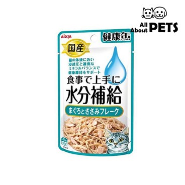 愛喜雅 AIXIA - 健康缶水分補給吞拿魚雞肉肉碎貓濕糧軟包 40克 - PC