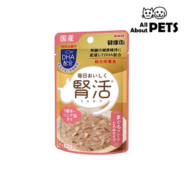愛喜雅 AIXIA - Tuna Minced Kidney Care Kenko Pouch Cat Wet Food 40G - PC