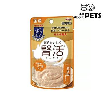 愛喜雅 AIXIA - 健康缶腎活雞肉醬主食貓濕糧軟包 40克 - PC