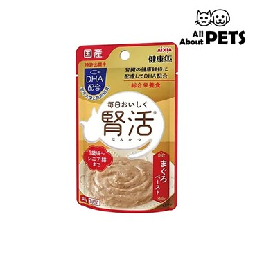 愛喜雅 AIXIA - Tuna Paste Kidney Care Kenko Pouch Cat Wet Food 40G - PC