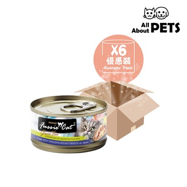 FUSSIE CAT - [6Cans Set] Premium Cat Canned - Tuna With Threadfin Bream 80g - PC