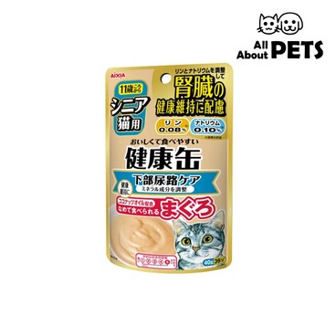 愛喜雅 AIXIA - 健康缶防尿石(高齡貓)貓濕糧軟包 40克 - PC