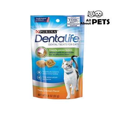 PURINA - Dentalifedental Treats Tasty Chicken Flavor Cat Snacks 51G (1.8oz) - PC