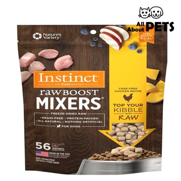INSTINCT - Raw Boost Mixers Freeze Dried Raw Cage-Free Chicken Recipe For Dog 6oz - PC