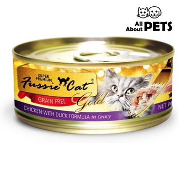 FUSSIE CAT - Super Premium Chicken W/Duck Canned (Carton) (24/3 oz)(Fu-Cdc) - PC