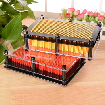 LON10 - 3D creative 3D needle carving toy - M medium color random (XAR) - PC