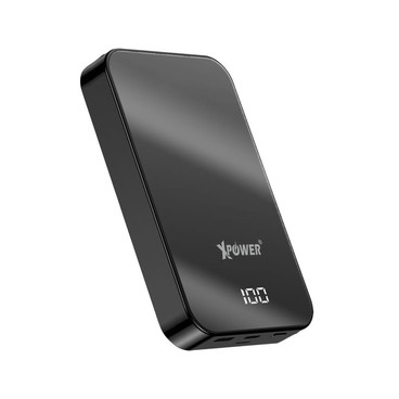 XPower - (黑色)XPower M10G+ 2合1 10000mAh 磁吸無線充電器 - PC