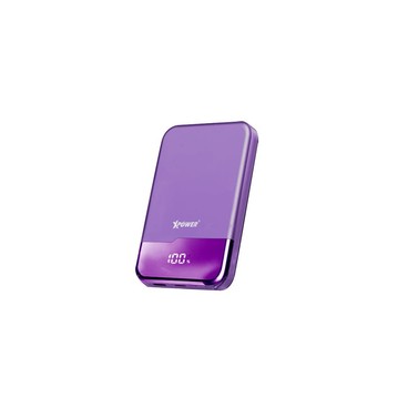 XPower - (紫色)M10E 10000mAh 鋁合金超迷你PD3.0磁吸無線外置充電器 - PC