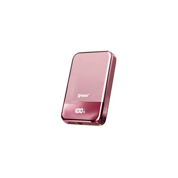 XPower - (粉紅色)M10E 10000mAh 鋁合金超迷你PD3.0磁吸無線外置充電器 - PC