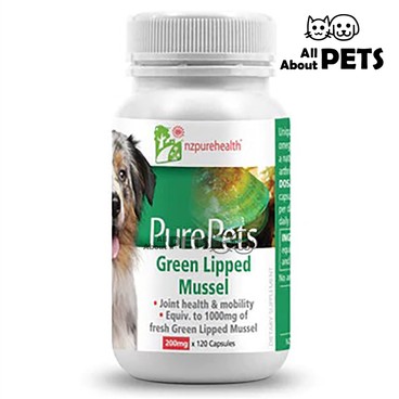 NZ Pure Health - Green Lipped Mussel Cat Snacks & Dogs Hip & Joint Care 120 Capsules - PC