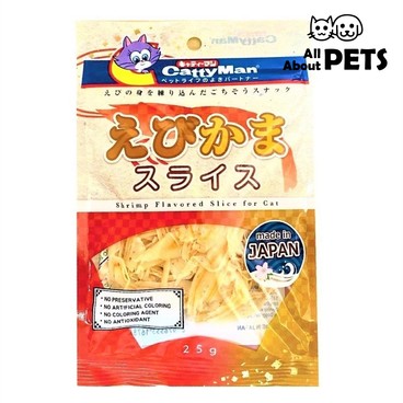 CATTYMAN - 鮮蝦銀鱈魚絲貓小食 25g - PC