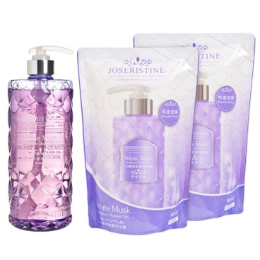JOSERISTINE BY CHOI FUNG HONG - WHITE MUSK BEDTIME SHOWER GEL 1+2 BUNDLE - SET