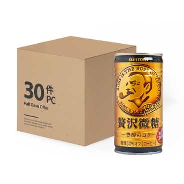 三得利 (平行進口) - PREMIUM BOSS 微糖咖啡 - 原箱 - 185MLX30
