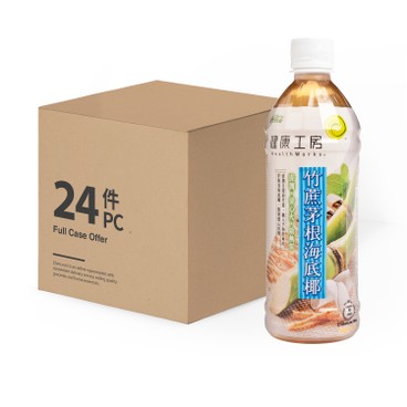 HEALTHWORKS - SUGARCANE SEA COCONUT DRINK - CASE OFFER - 500MLX24