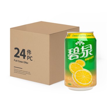 CRYSTAL SPRING - LEMON TEA DRINK - CASE - 330MLX24
