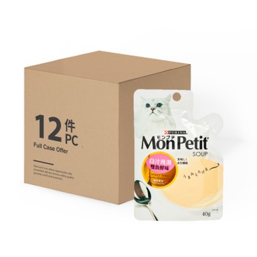 MON PETIT - PURE SOUP FISHCREAM - CASE - 40GX12