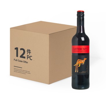 黃尾袋鼠 - 紅酒-赤霞珠-原箱 - 750MLX12