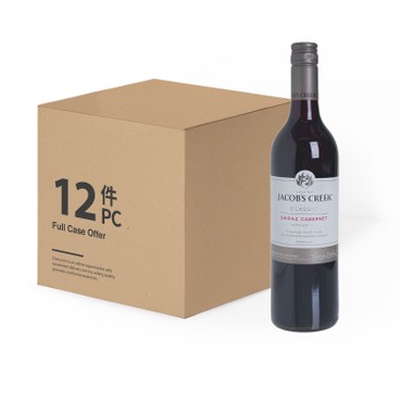 JACOB'S CREEK(PARALLEL IMPORT) - SHIRAZ CABERNET -CLASSIC-CASE OFFER - 750MLX12